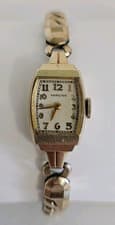 Vintage 14K Solid Gold Hamilton Ladies Watch - RUNNING - Art Deco S&W Case