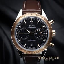 2024 Omega Speedmaster ’57 331.22.42.51.01.001 Two Tone RG Bezel 9300 Box Papers