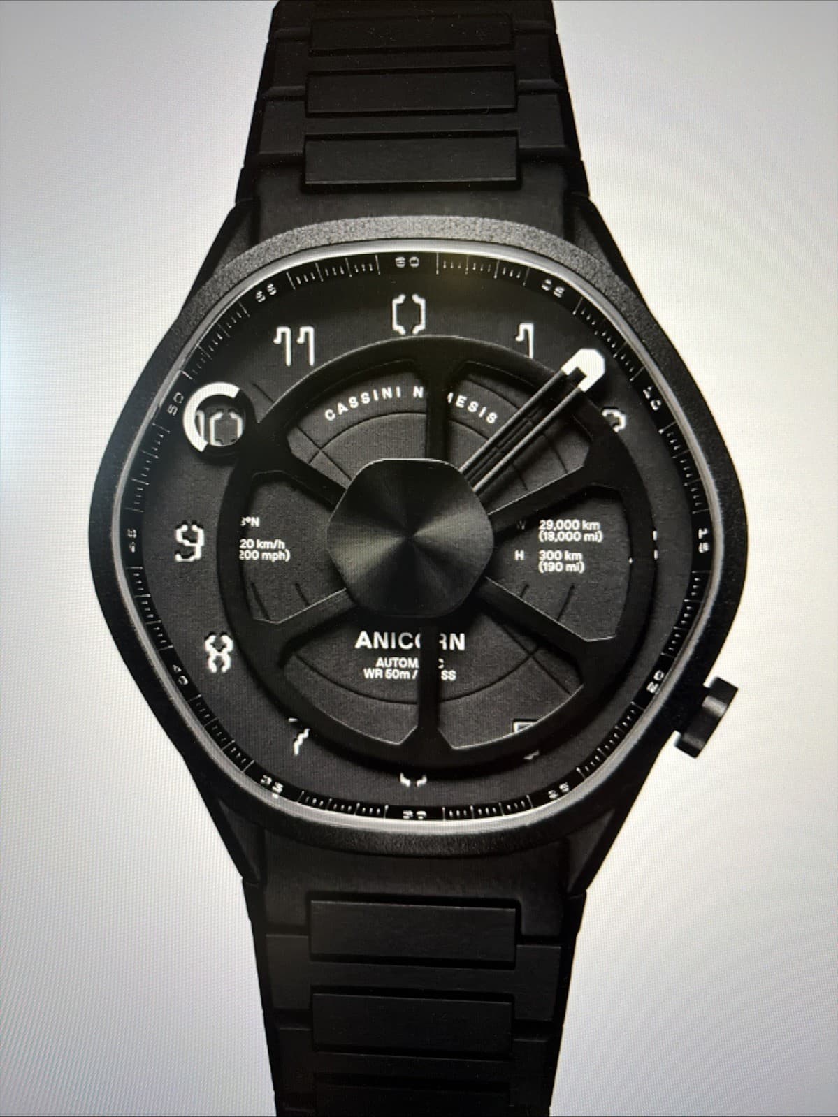 ANICORN Series Cassini - Nemesis Watch FKM Strap Used With Box And Papers Saturn