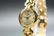 [Near MINT] Longines L6.120.2 23mm Gold Dial Quartz Women's Watch From JAPAN