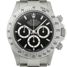 ROLEX Cosmograph Daytona Trichinova 16520 U-Serial Black Men's Automatic #W035