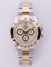 Rolex Daytona 126503 Black Dial 18K Gold Steel Two-Tone Chronograph Box Papers