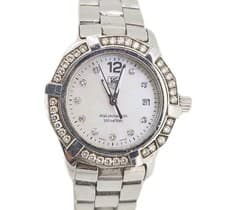 Tag Heuer Aquaracer Diamond White MOP Women's Watch WAF1416 Size 6.25