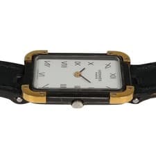 Hermes Croisiere Quartz Ladies Watch Black Custom Case Non Working