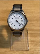 SEIKO SBTM287 Solar Radio Titanium Watch White Dial Sapphire