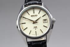 [Exc+5] Vintage KING SEIKO Hi-Beat 5625-7110 White Dial Men's Automatic Watch