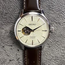 Rare SEIKO 5 Superior SKZ046 White Dial Automatic 7S36-5010 White Dial Watch NOS