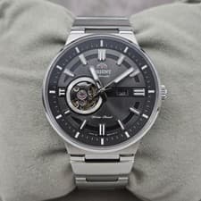 Orient WV0391DB Open Heart Automatic Watch Gunmetal Black Stainless 40mm