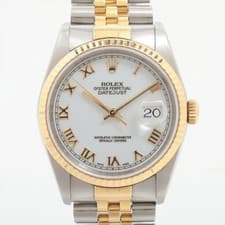 Rolex DATEJUST 36 16233 SS×YG SS×YG AT white dial