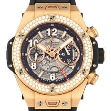 Authentic [Unserviced - Value Price] Hublot Big Bang Unico King Gold Diamond...