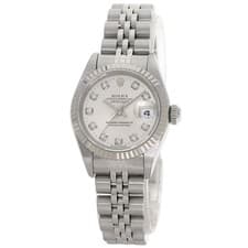 ROLEX DATEJUST 10P Diamond Watches 69174G Stainless Steel/Stainless Steel Ladies