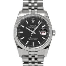 ROLEX Datejust 116234 black WATCH 726773