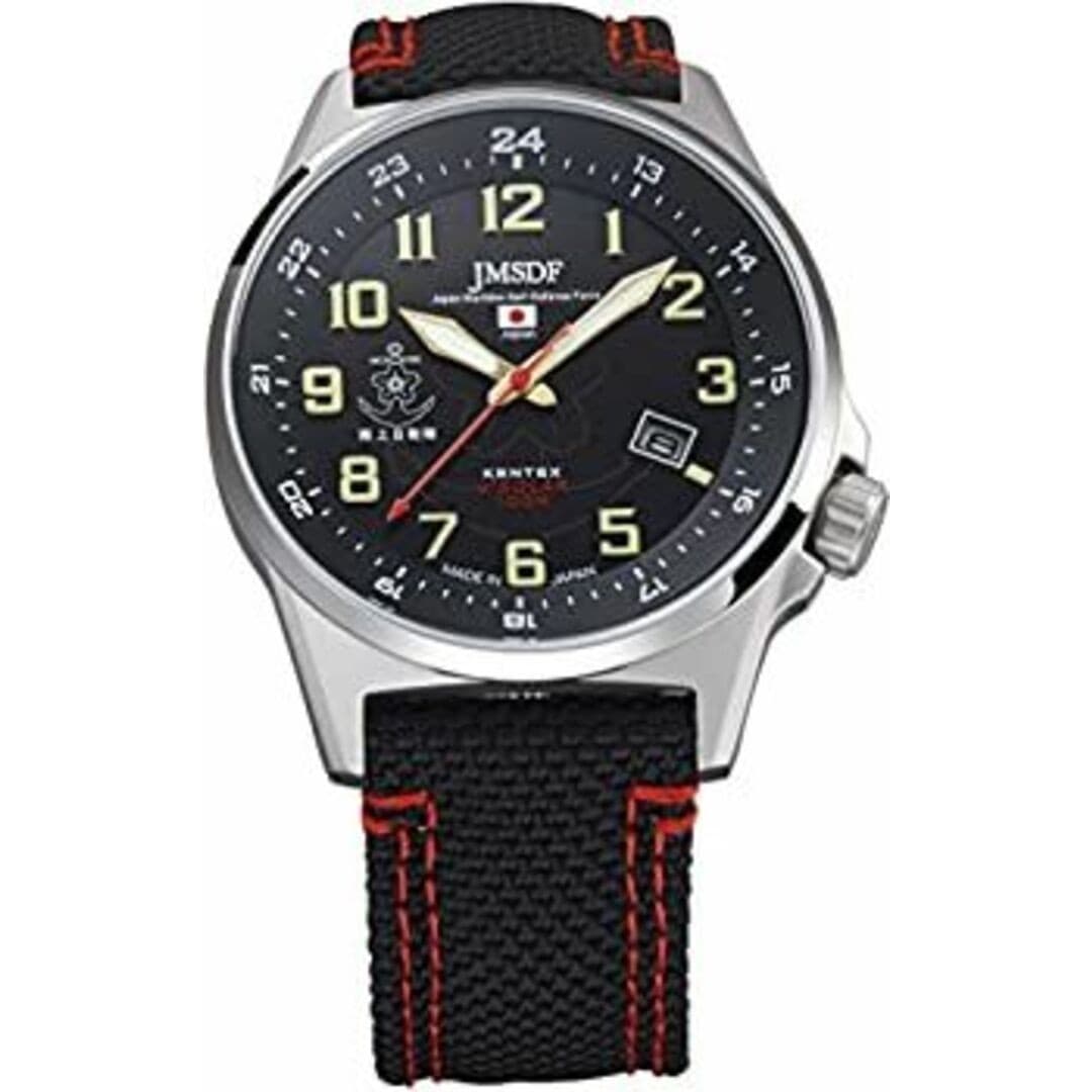 Kentex JSDF Standard Solar Maritime Watch Used Men Military Black From Japan Fro
