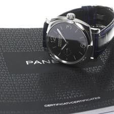 PANERAI RADIOMIR 1940 3 DAYS ACCIAIO PAM00574 42mm SS Black Dial Leather #C214