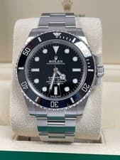 ROLEX Submariner Stainless Steel Ceramic Bezel 124060LN No Date 41mm 2022