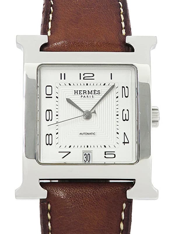 HERMES H Watch Automatic Watch HH2.810 Silver Dial