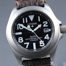 Near MINT CITIZEN Promaster 7828-H09971 Black Eco-Drive 41mm Men's Watch