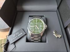 Glycine Combat 6 AM Vintage, used with original box, papers, NATO strap