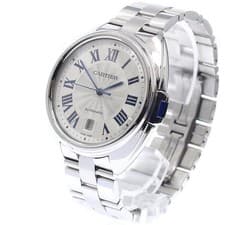 CARTIER CLÉ DE CARTIER WSCL0007 40mm SS Silver Dial Automatic Date #C382