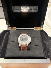 Panerai Luminor Marina Automatic Watch, Leather & Rubber Straps, Box, Papers