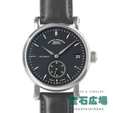 Muhle Glashutte Teutonia Small Second Automatic Men Watch Black Stainless Steel