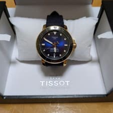 TISSO Ginza Bookstore Winding Watch, Blue Gold, 43mm #QYBLCQ