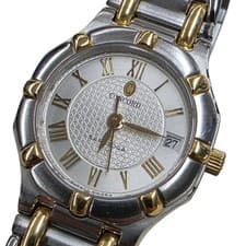 Concord Saratoga Ladies Stainless Steel / 18K Gold Watch Needs Battery 15.73.287