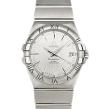 Omega 123.10.35.20.02.001 Constellation Co-Axial Silver Stainless Steel
