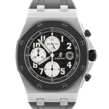 Audemars Piguet Royal Oak Offshore Chronograph Steel BLACK 42mm Rubber 25940SK