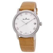 Blancpain Villeret Automatic White Dial Ladies Watch 6127-1127-95A