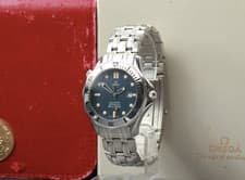 [Near MINT- Box] OMEGA Seamaster 300M 2542.80 Blue Dial 41mm Quartz Men's Watch