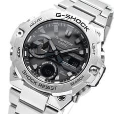 CASIO G-SHOCK GST-B400D-1AJF Bluetooth Tough Solar Ana-Digi Watch Silver New