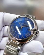 Cartier Ballon Bleu de Cartier Auto 40mm Blue Dial Steel Men's Watch WSBB0061