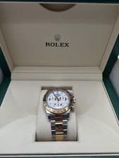 Rolex Cosmograph Daytona Yellow Gold Steel COMPLETE SET 116503 Year 2020