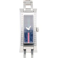 Gucci Ladies Men's Quartz Steel Wristwatch 110 Model Used Excellent Condition