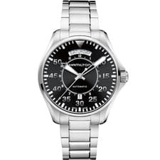 *BRAND NEW* Hamilton Khaki Aviation Pilot Day Date Auto Men's Watch H64615135