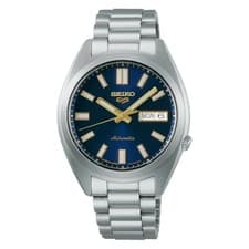 Seiko 5 Sports SBSA291 Automatic Navy Gold Dial Men's Watch Japan SNXS Japan New