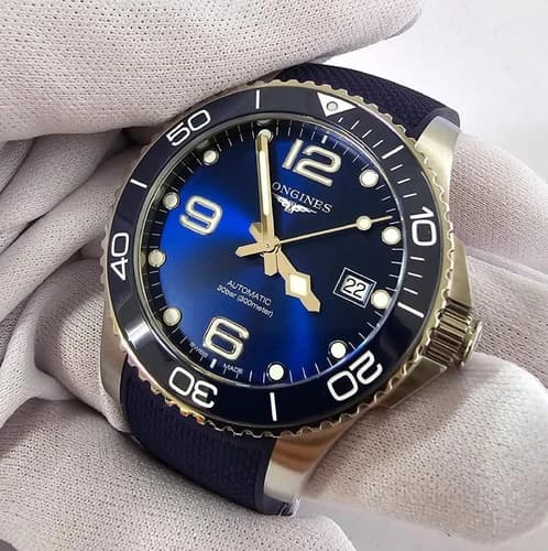 Longines Hydroconquest Automatic 39mm Blue Dial Men's Watch L3.780.4.96.9