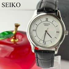 Seiko Credor 8J81-7010 Unisex Watch Used Tested From Japan