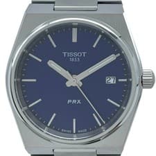 TISSOT PRX 35mm Quartz Men’s Watch Light Blue Stainless Steel Used