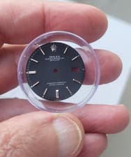 Rolex vintage pie pan men's datejust 1601,1603 non-quick-set matte Black dial