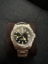 TUDOR Black Bay Pro 39m black dial. Box and papers included.