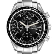 Omega Speedmaster Day-Date 40 Black Dial Steel Mens Watch 3220.50.00