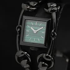 Gucci Signoria QZ 116.5 Green Malachite Face Stylish Watch Collection W/W135