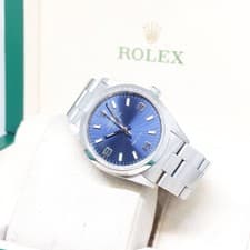 Rolex 34mm Oyster Perpetual Blue Dial Air-King REF: 14000 (U Series)