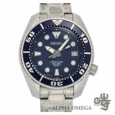 Seiko Prospex Sumo Scuba 200m Blue Ref SBDC003 Steel 45mm Used