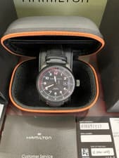 MINT Hamilton Khaki Takeoff Air Zermatt H76695733 Automatic PVD Full Set Japan
