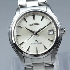 [Near MINT] GRAND SEIKO GS 9F62-0A10 SBGX005 Silver Mens Quartz Watch From JAPAN