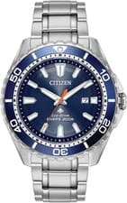 Citizen Men'S Promaster Sea Eco-Drive Stainless Steel Watch, 3-Hand Date, One-Wa