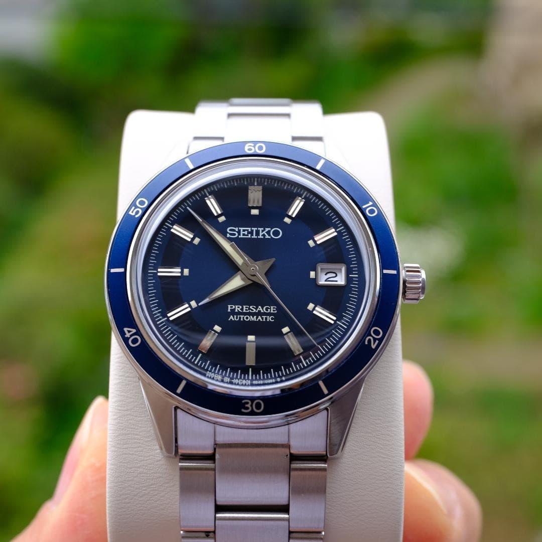 SEIKO PRESAGE Automatic Wristwatch Navy  Condition